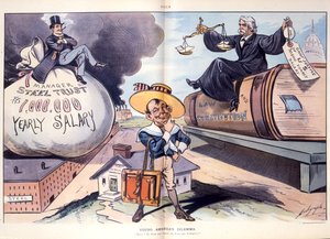 Nuoren Amerikan dilemma, olenko viisas ja suuri vai rikas ja voimakas, 1901